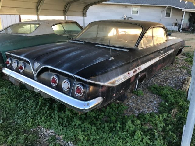 1961 Black Chevrolet Impala 2 door