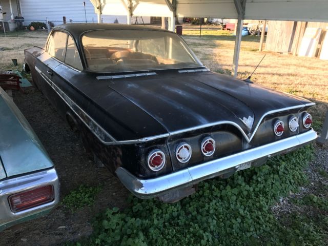 1961 Black Chevrolet Impala 2 door