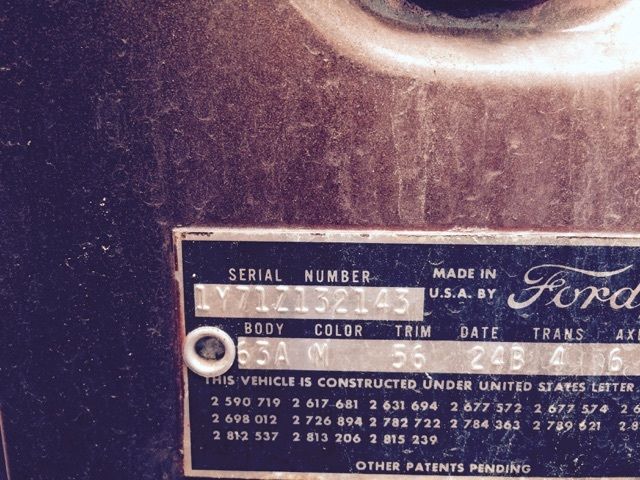 1961 Brown Ford Thunderbird