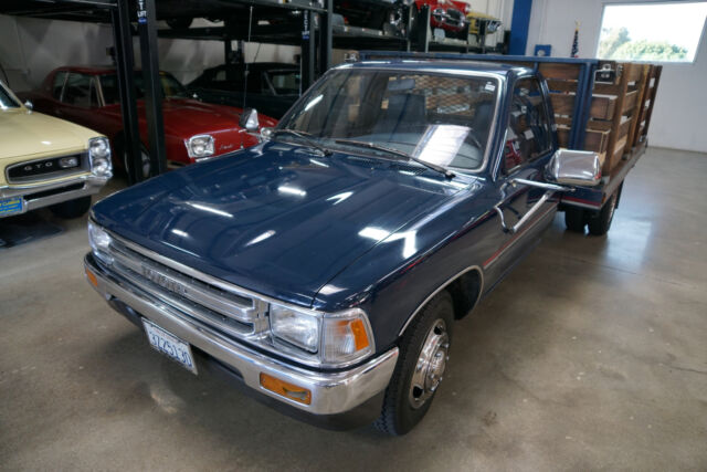 1989 Blue Toyota Stake Bed 3.0L V6 5 spd Dual Wheel Pick Up Truck w Pick Up Truck