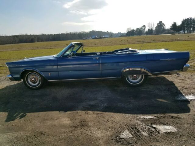 1965 Blue Ford Galaxie Convertible