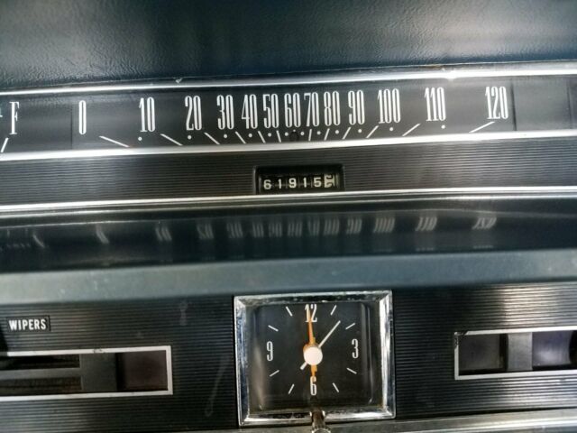 1965 Blue Ford Galaxie Convertible