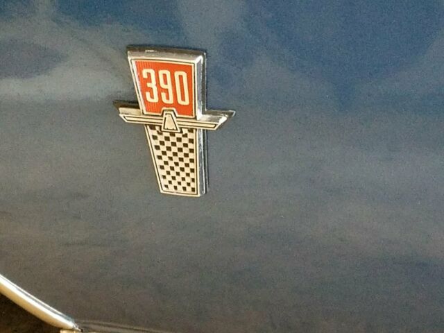 1965 Blue Ford Galaxie Convertible