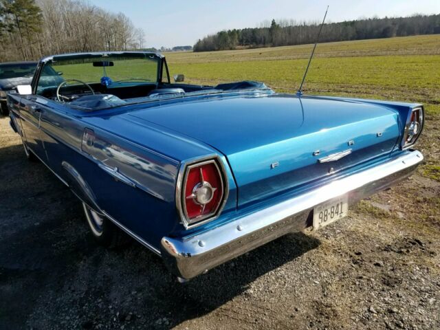 1965 Blue Ford Galaxie Convertible