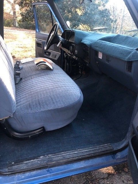 1989 Blue Ford F-250 Extended Cab Pickup