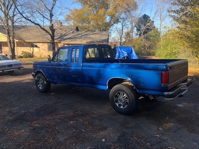 1989 Blue Ford F-250 Extended Cab Pickup