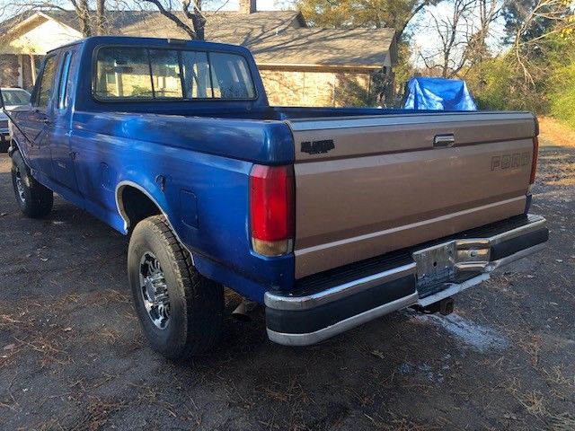 1989 Blue Ford F-250 Extended Cab Pickup
