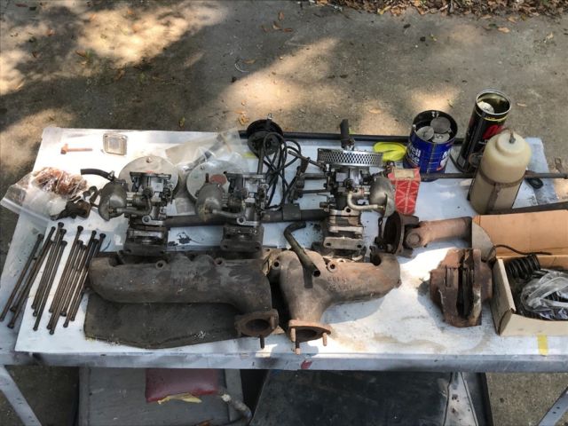1962 Red Austin Healey 3000 Roadster