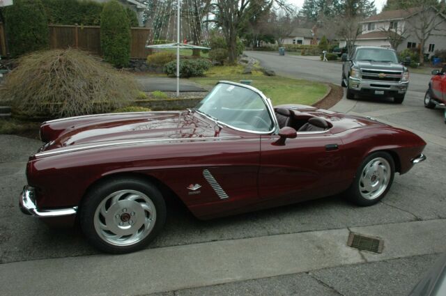 1962 Honduras Maroon Chevrolet Corvette Convertible