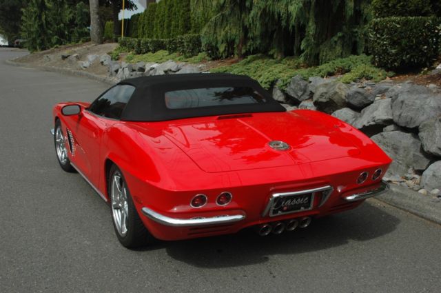 1962 Torch Red Chevrolet Corvette Convertible