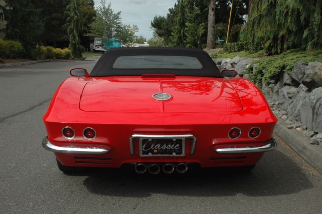 1962 Torch Red Chevrolet Corvette Convertible