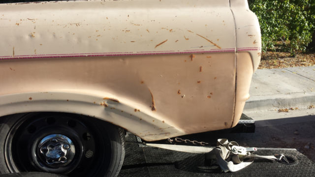 1962 Tan Ford F-100 Standard Cab Pickup