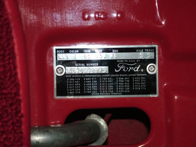 1962 RAGOON RED Ford Galaxie HARDTOP