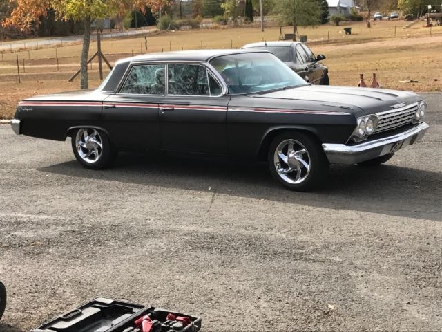 1962 Black Chevrolet Impala 4 door ht