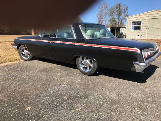 1962 Black Chevrolet Impala 4 door ht