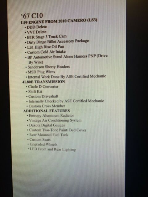 1967 Blue Chevrolet C-10