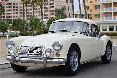 1962 Old English White MG MGA Coupe