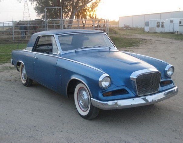 1962 Blue Studebaker Hawk Coupe