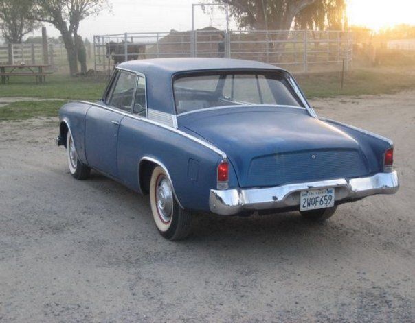 1962 Blue Studebaker Hawk Coupe