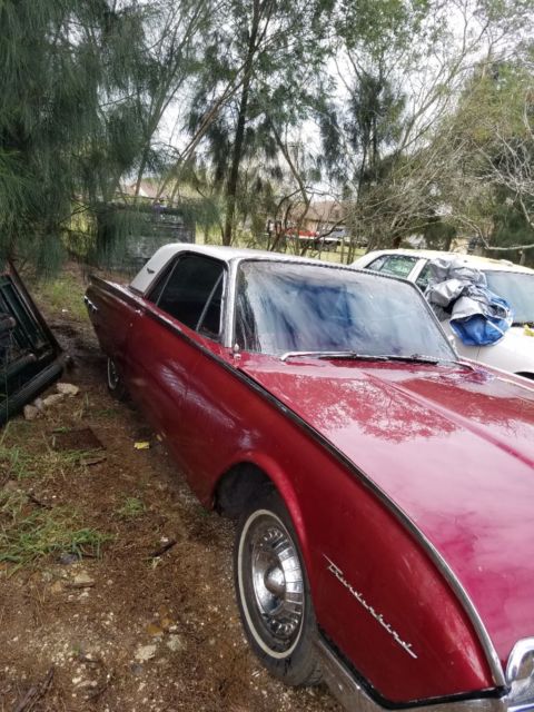1962 Red Ford Thunderbird Coupe