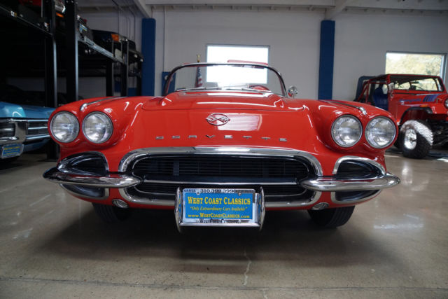 1962 Red Chevrolet Corvette Convertible