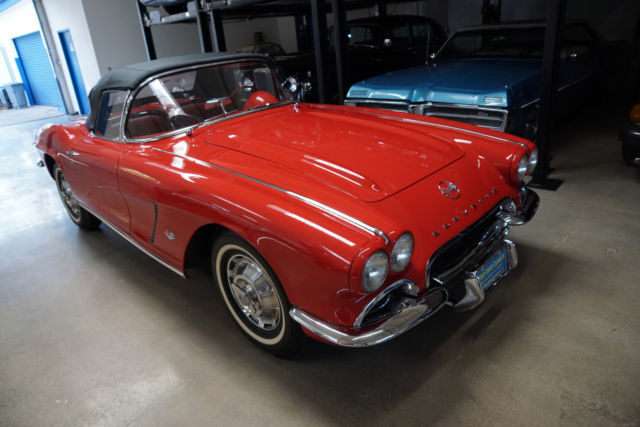1962 Red Chevrolet Corvette Convertible