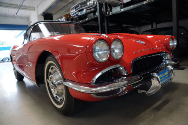1962 Red Chevrolet Corvette Convertible