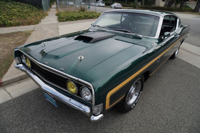 1969 Green Ford Torino GT Fastback Fastback 2 Dr Hardtop