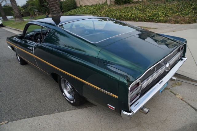 1969 Green Ford Torino GT Fastback Fastback 2 Dr Hardtop