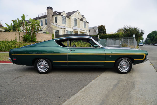 1969 Green Ford Torino GT Fastback Fastback 2 Dr Hardtop