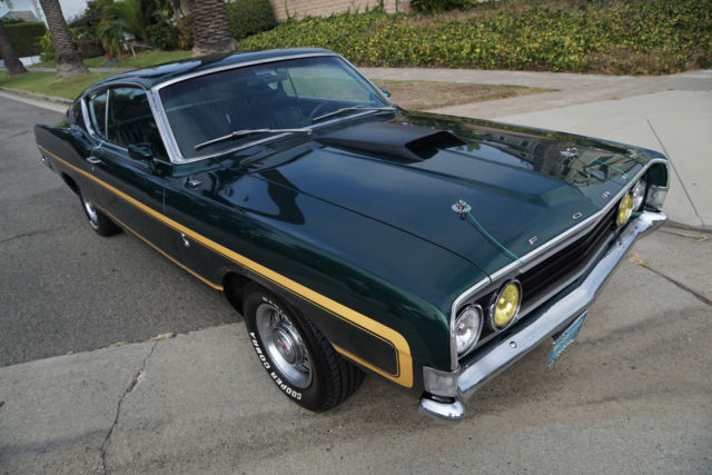 1969 Green Ford Torino GT Fastback Fastback 2 Dr Hardtop