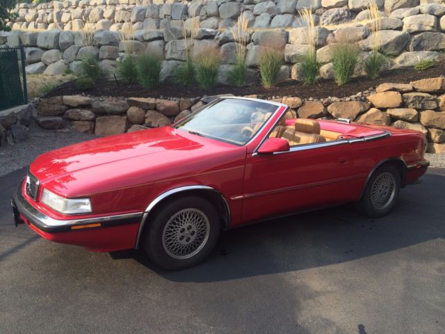 1989 Red Chrysler Other Convertible