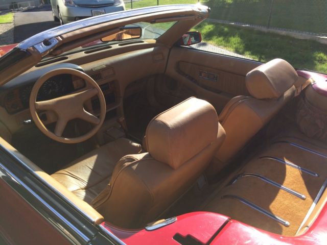 1989 Red Chrysler Other Convertible