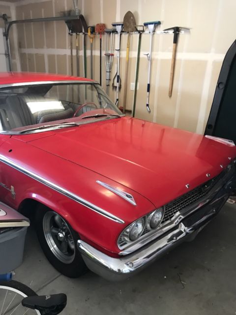 1963 Red Ford Galaxie Fastback