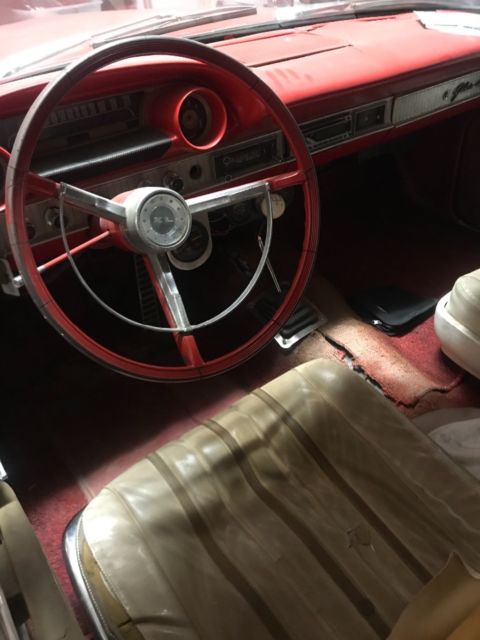 1963 Red Ford Galaxie Fastback