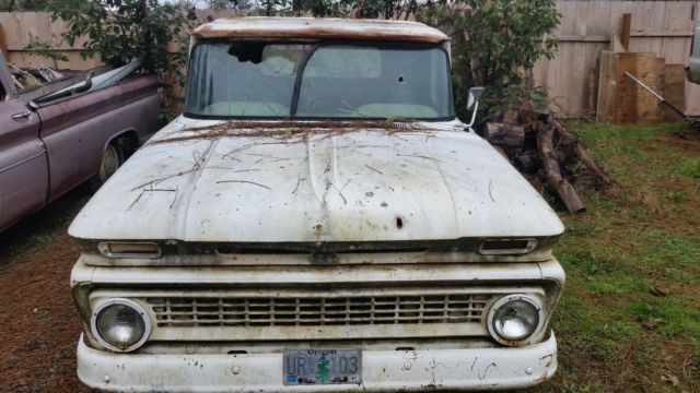 1963 White Chevrolet C-10 Cab & Chassis