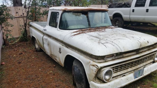 1963 White Chevrolet C-10 Cab & Chassis
