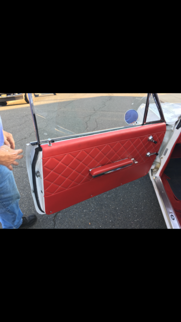 1963 White Chevrolet Impala 2 door