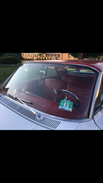 1963 White Chevrolet Impala 2 door
