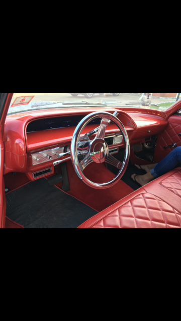 1963 White Chevrolet Impala 2 door