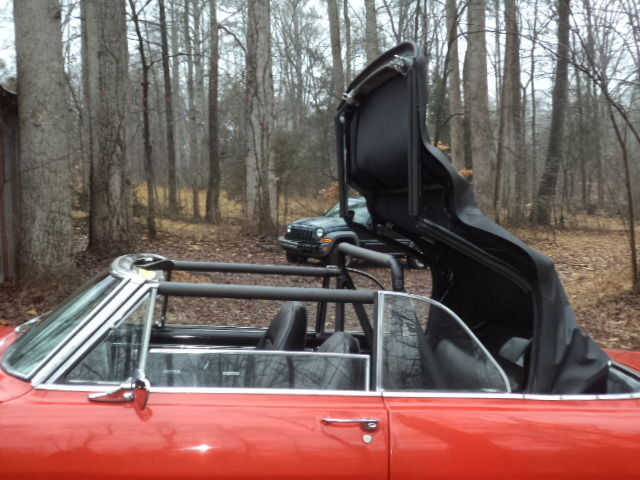 1963 Orange Chevrolet Nova Convertible