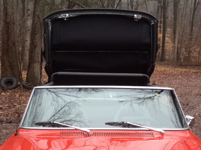 1963 Orange Chevrolet Nova Convertible