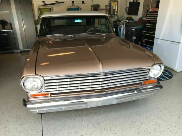 1963 Tan Chevrolet Nova Convertible
