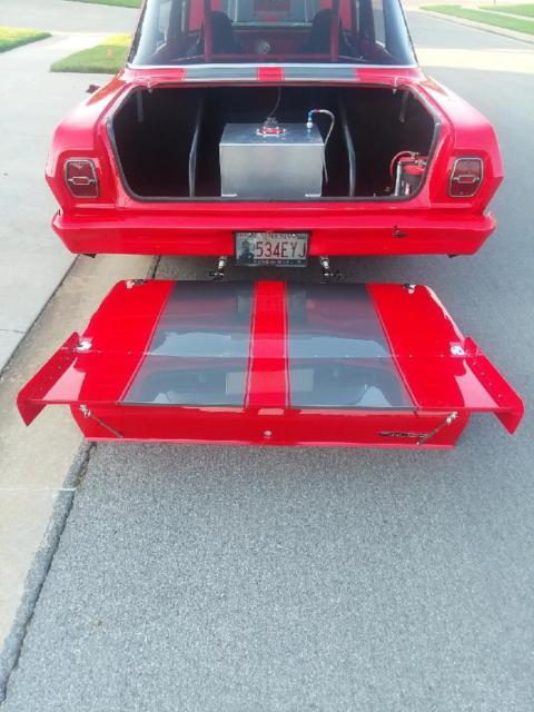 1963 Red Chevrolet Nova Coupe