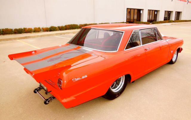 1963 Red Chevrolet Nova Coupe