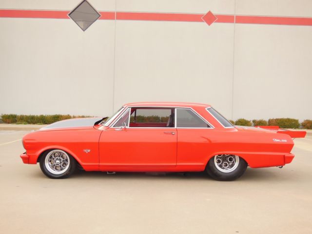 1963 Red Chevrolet Nova Coupe