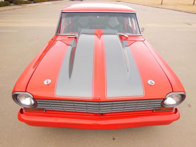1963 Red Chevrolet Nova Coupe