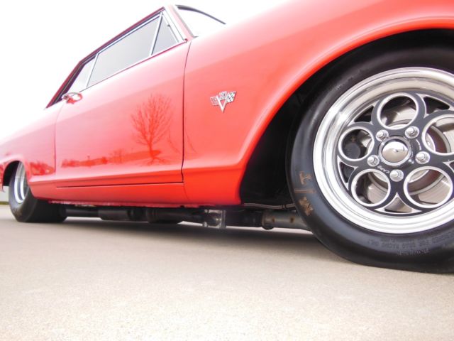 1963 Red Chevrolet Nova Coupe