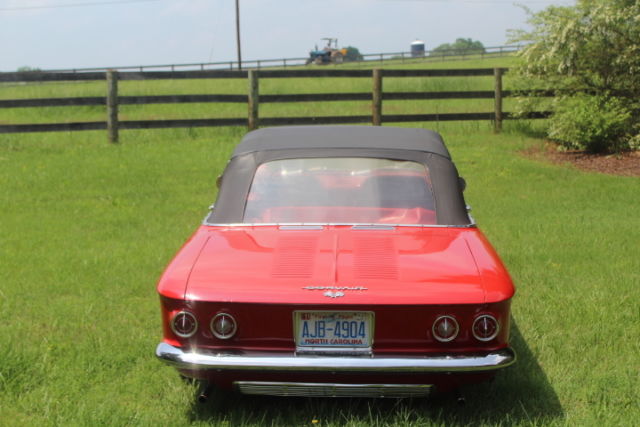 1963 Red Chevrolet Corvair