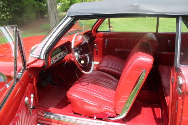 1963 Red Chevrolet Corvair